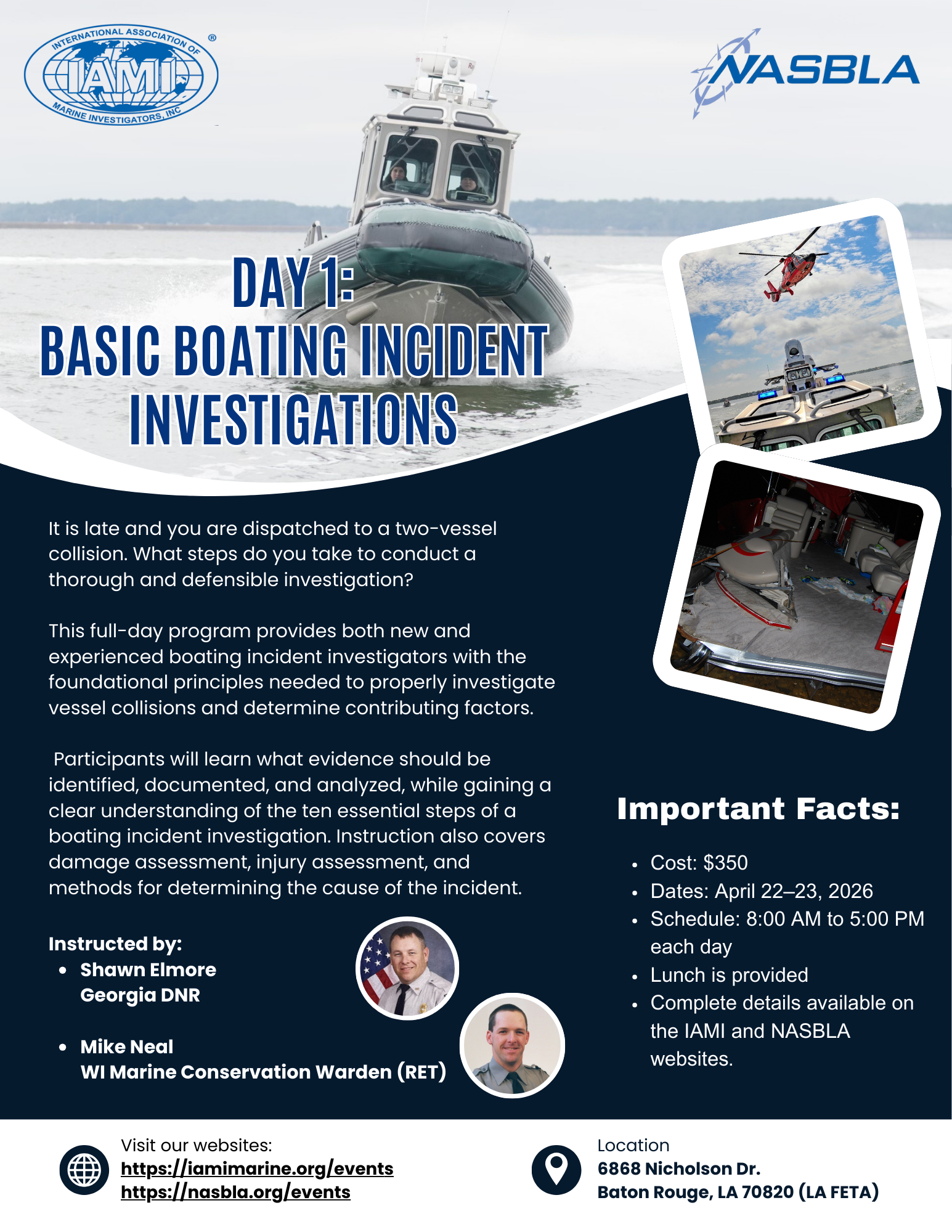 Basic Boating Incident Investigations